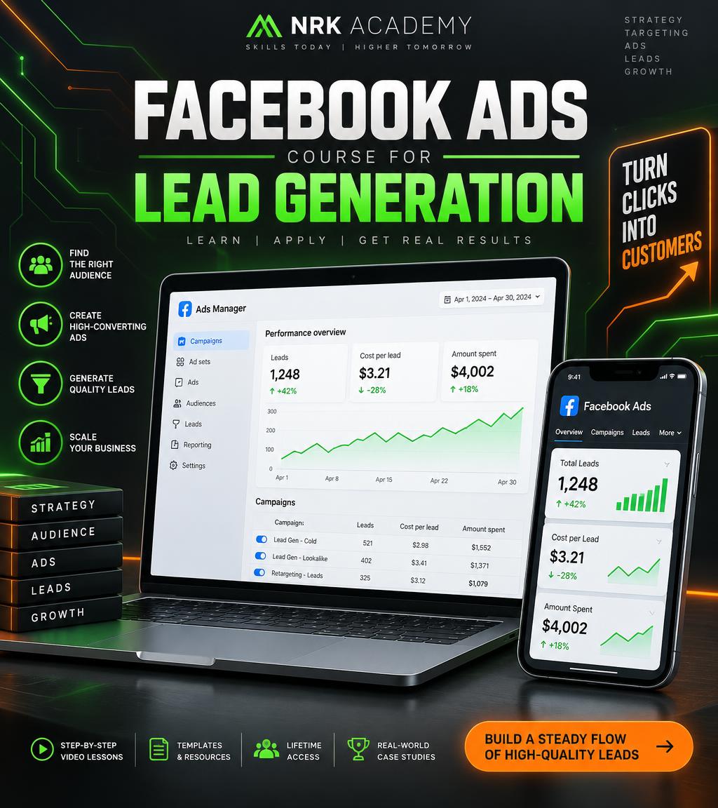 Facebook Ads Course for Lead Generation – NRK ACADEMY